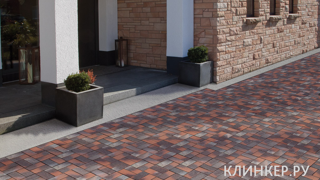Danzig dunkelrot-anthrazit ABC-Klinker_Pflasterklinker_Danzig-dunkelrot-anthrazit_200x100x52_Eingang_Referenz_1024x576